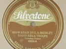 two 1920s Silvertone label Toots Paka Troupe 78rpm records - Hawaiian guitars