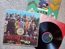 THE BEATLES SGT Pepper's Lonely Hearts Club Band Capitol Mono Rainbow LP insert
