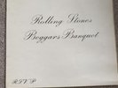 The Rolling Stones Beggars Banquet 1968 Mono UK LP unboxed Decca G/fold sleeve