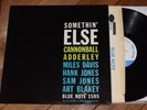 Cannonball Adderley Somethin Else VG++ DG W63 Ear Blue Note lp Miles Davis