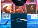 Pink Floyd SOLID BLUE TRIANGLE 1st UK press A2 B2 Dark Side Of The Moon EX+/EX+