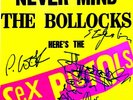 The Sex Pistols Never Mind The Bollocks Rare FANTASY Signed Artwork  LP Album 