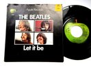 THE BEATLES - LET IT BE - PICTURE SLEEVE - EX  45 RPM RECORD