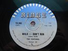 The Ventures, Walk Don't Run  on South Africa Ridge Label, Rare Late 78 1961