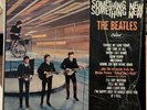 The Beatles Something New in Partial Shrink. Capitol Rainbow Stereo LP  VG+/VG++