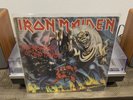Iron Maiden-  The Number of the Beast W/promo Ad 1982 Harvest Records EMI US