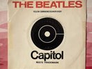 BEATLES FOREVER 45. YELLOW SUBMARINE. Canada Capitol 5715.  ORANGE.  MONO.  EX.