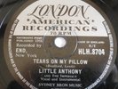 Little Anthony and The Imperials 'Tears On My Pillow' UK 78 rpm 1958