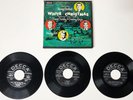 Vintage 1954 Irving Berlin White Christmas 3 Decca 45 RPM Vinyl Bing Crosby XMAS