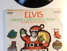 Merry Christmas Baby by Elvis Presley (Mono Disc Jockey Promo Vinyl 7