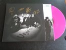 PALE WAVES UNWANTED FULL BAND SIGNED /AUTOGRAPH PINK VINYL LP ,GOLD SIGNATURES