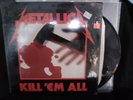 Metallica Kill 'Em All Vintage Megaforce silver label IN SHRINK  vinyl lp