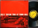 BILLY TAYLOR TRIO At Town Hall LP PRESTIGE PRLP 7093 US 1957 RVG DG MONO W.50th