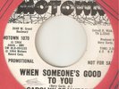 CAROLYN CRAWFORD When Someones Good To You My Heart MOTOWN DJ NORTHERN SOUL  45