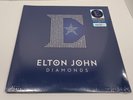 Elton John Diamonds 2 LP Black Vinyl Greatest Hits Walmart Exclusive & Slip Mat
