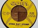 THE STING RAYS-STING RAY STOMP 45-SURF ROCK-64 ORIG-COIN RECORDS-ILLINOIS-RARE