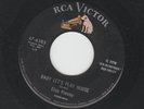 ROCKABILLY 45 - ELVIS PRESLEY - BABY LETS PLAY HOUSE - HEAR 1955 RCA 47-6383