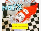 NOFX Pump Up The Valuum Baby Blue Ruby Splatter Newbury Comics Vinyl