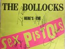 SEX PISTOLS LP NEVER MIND THE BOLLOCKS ( COVER ONLY ) FULLY SIGNED 19/12/77