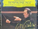 SIGNED  CARLO MARIA GIULINI LP- DGG 419627-1- ANTON BRUCKNER.Symphonie No. 7