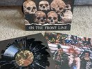 The Casualties - ON THE FRONT LINE - Saw Blade Shaped Vinyl LP - EX Wax