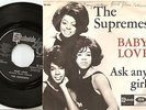 THE SUPREMES BABY LOVE & ASK ANY GIRL DANISH 45+PS 1964 MOD NORTHERN SOUL D ROSS