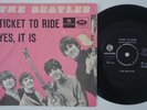BEATLES Ticket To Ride / Yes It Is RARE Denmark 45 danish PARLOPHONE R 5265 HEAR