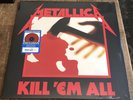 Metallica Kill 'Em All WALMART RED COLOR Vinyl LP NEW Jump In The Fire Engine