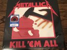 Metallica Kill 'Em All WALMART RED COLOR Vinyl LP NEW Jump In The Fire Engine