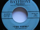 EMBLEMS 45 Too Young / Banb Bang BAYFRONT Original press VG+ Doowop  Kz 808