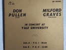 DON PULLEN MILFORD GRAVES IN CONCERT AT YALE UNIVERSITY RARE SRP VINYL LP JAZZ