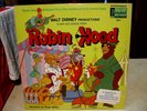 Walt Disney's Robin Hood Story and Songs Vinyl LP & Book Roger Miller VG++ CLEAN