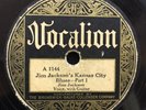 Jim Jackson's Kansas City Blues Parts 1 & 2 by Jim Jackson (Vocalion) 78 VG-