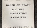 John Fahey Vol 3 Dance Of Death & Other Plantation Favorites 1965 Tacoma VG+/VG+