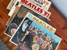 Beatles LPs - original US pressings Meet the Beatles, Rubber Soul, Sgt. Pepper
