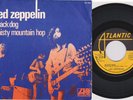 Led Zeppelin - Black Dog / Misty Mountain Hop RARE 1972 FRANCE Atlantic 0103 EXC