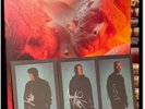 Will Of The People SIGNED by MUSE New LP Autographed Art Card Red Black Marble