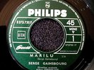 45T JUKE BOX SERGE GAINSBOURG MARILU / SHU BA DU BA LOO BA  TRES BEL ETAT