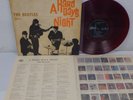 THE BEATLES A Hard Day's Night 1964 Japan RED Vinyl LP Odeon OP-7123 RARE Insert