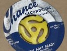 vintage record Flamingos 45 Chance Records  CH1149 Plan For Love You Aint Ready