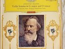 BRAHMS Violin Sonatas SCHNEIDERHAN Rare DGG 138 696 Red Stereo Tulip GERMAN
