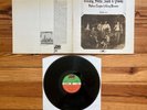 Crosby Stills Nash & Young: Deja Vu LP Vinyl Rare White Cover French Press VG+