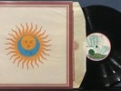 KING CRIMSON LARKS TONGUES IN ASPIC VG++ 1973 UK PINK RIM LBL 1st PRESS LP INNER