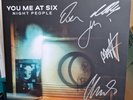 You Me at Six Night People Record Vinyl Hand Signed Autographed New