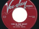 KOOL GENTS This Is The Night / Do Ya Do VEE-JAY Doo Wop Vocal Group 45 Hear