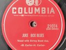 Vintage 78 RPM Record - June Carter - 
