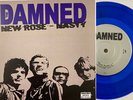 Q20 *WTF * UBER RARE - New Rose - Blue VINYL The Damned - Nasty Live 1985 - RARE