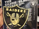 1986 NFL Los Angeles Raiders Silver /Black Attack Rap Vinyl Howie Long, Plunkett