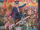 Elton John Captain Fantastic Australia press 12'' vinyl Lp & POSTER w BOOK 1975