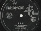 KEITH WEST 45: SAM / MARK WIRTZ - TIMBLE FULL OF.. AUSSIE PARLOPH 8279 NM/NM '67